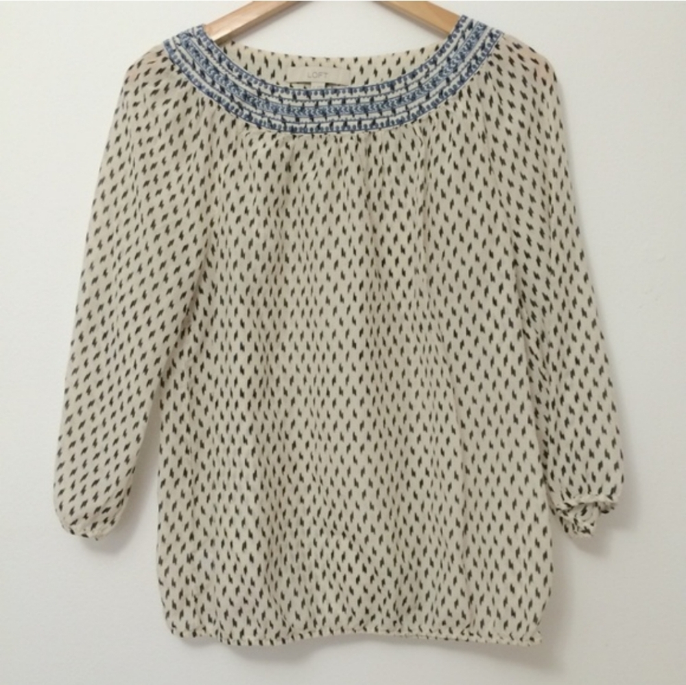 Ann Taylor Loft Boho Style Top